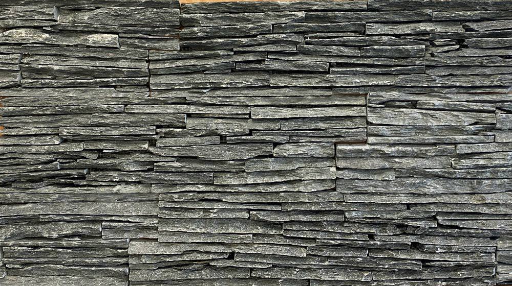 Grey Standard Rockface 6 x 24 Stack Stone Panel #LP128624RF - Icontile - LP128624RF