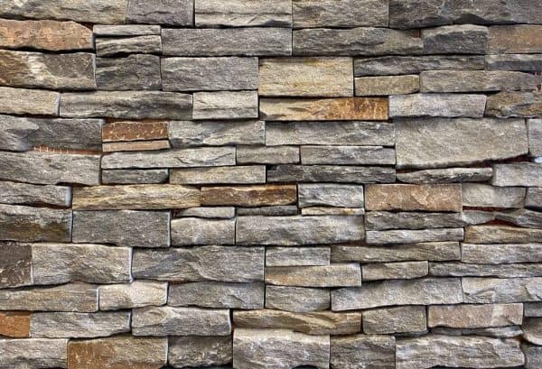 Grey RockFace 8 x 18 Panel #RF818GREY - Icontile - RF818GREY