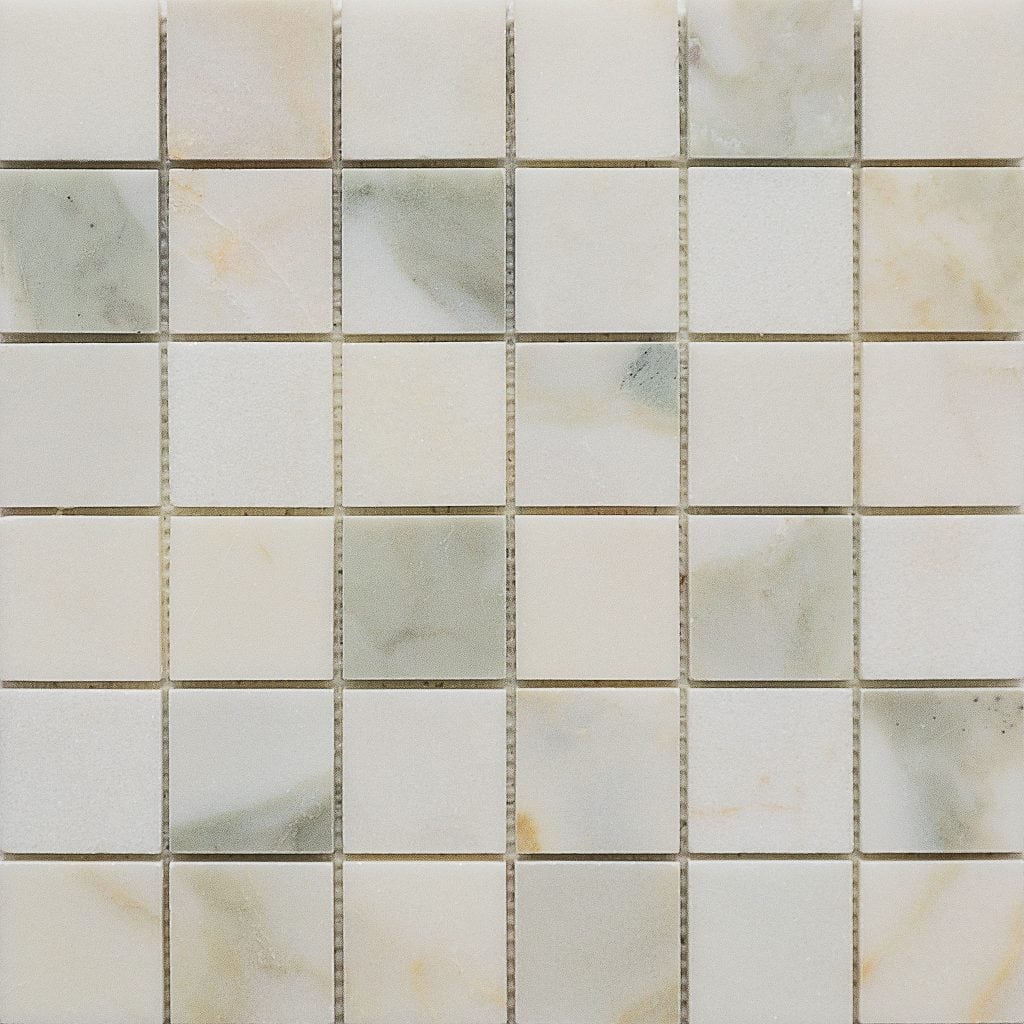 Calacatta Gold Marble 2×2 Mosaic - Icontile - M3622135