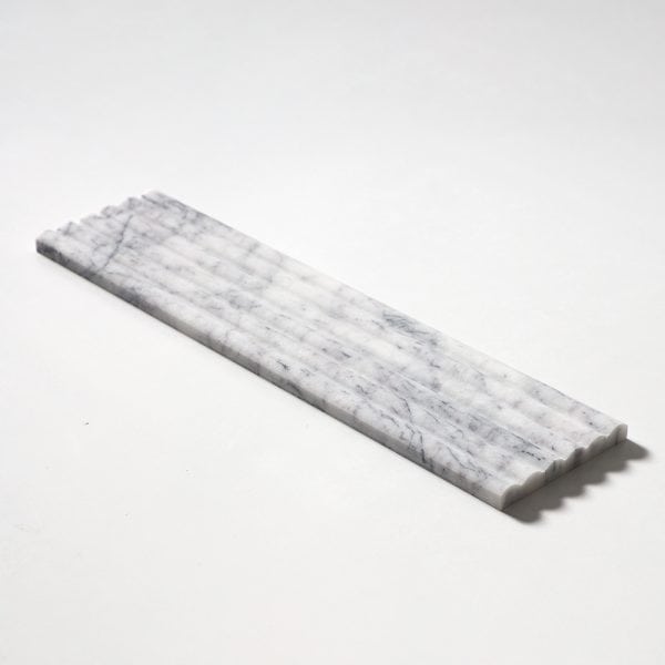 Lilac Honed Flute Trim Marble Tile 6x24 - ML00976 - Image 3