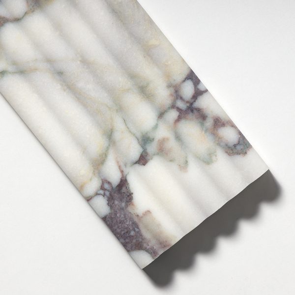 Calacatta Viola Honed Flute Trim Marble Tile 6x24 - ML00978 - Image 4