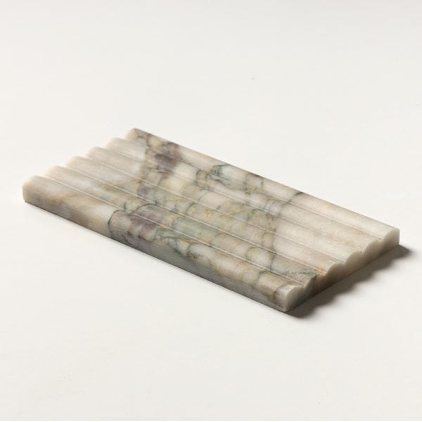 Calacatta Green Honed Flute Trim Marble Tile 6x12 - ML00979 - Image 3