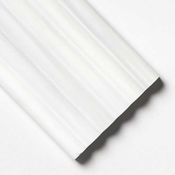 Bianco Dolomiti Classic Honed Flute Trim Marble Tile 6x12 - ML00983 - Image 4