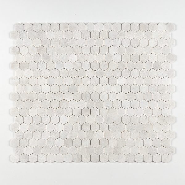 Iceberg Honed Hexagon 2 Marble Mosaic 10 3/8x12 - MS02119 - Image 2