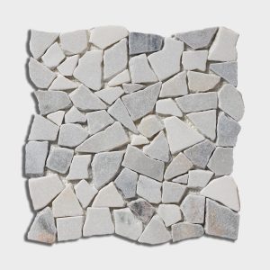 Marble Systems - Skyline Multi Finish Palladian Marble Mosaic 12x12 - MS02283