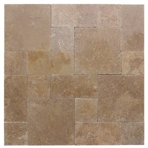 Noce Toros Roman Pattern Tumbled Paver 3cm - Icontile - P233199