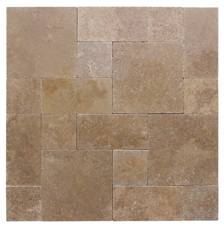 Noce Toros Roman Pattern Tumbled Paver 3cm - Icontile - P233199