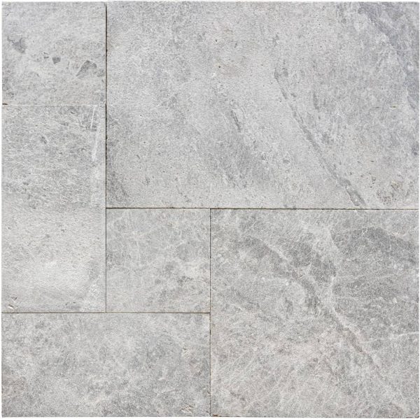 Tundra Marble French Pattern Leathered Paver 3cm - Icontile - P12030