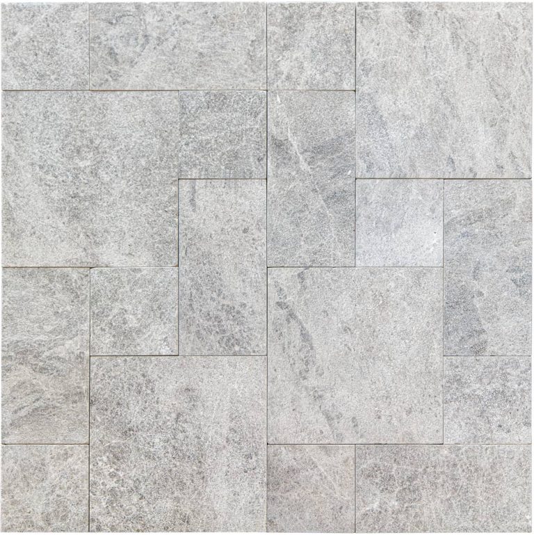 Tundra Marble Roman Pattern Leathered Paver 3cm - Icontile - P12031