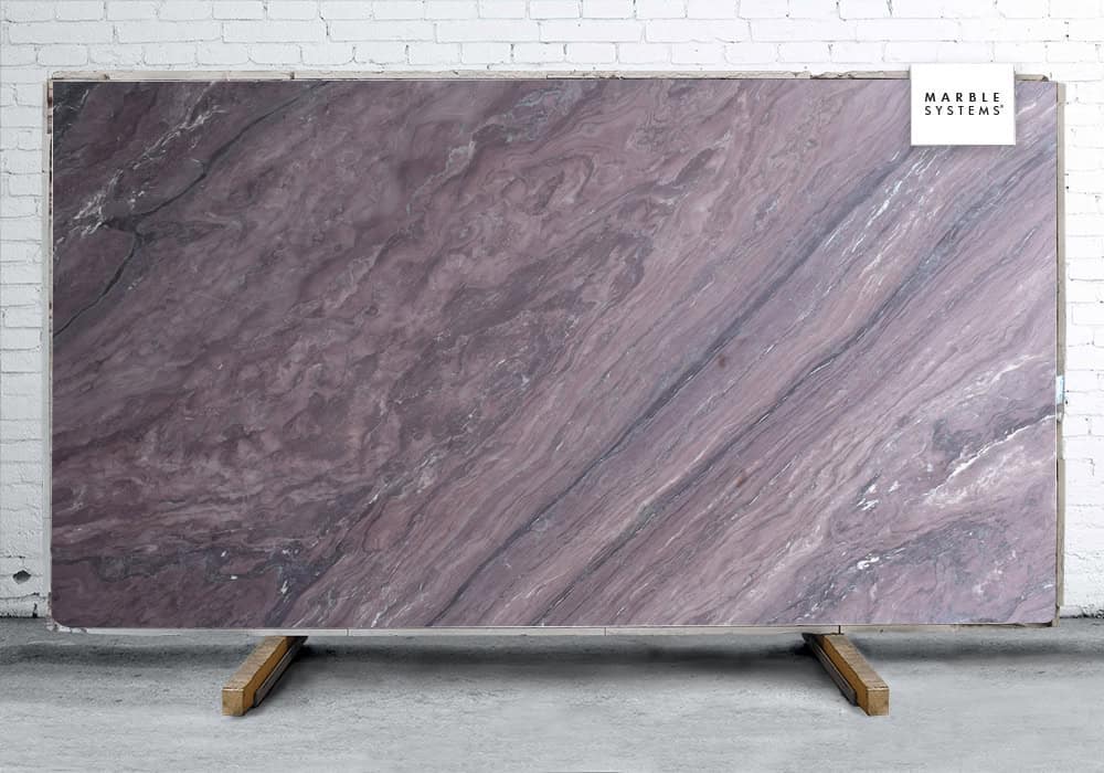 Marble Systems - Rosa Namibia Honed Marble Slab Random 1 1/4 - SL10264