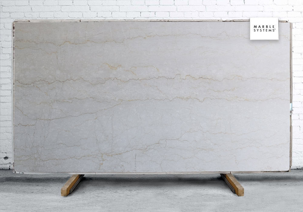 Marble Systems - Botticino Semiclassico Polished Marble Slab Random 3/4 - SL10407