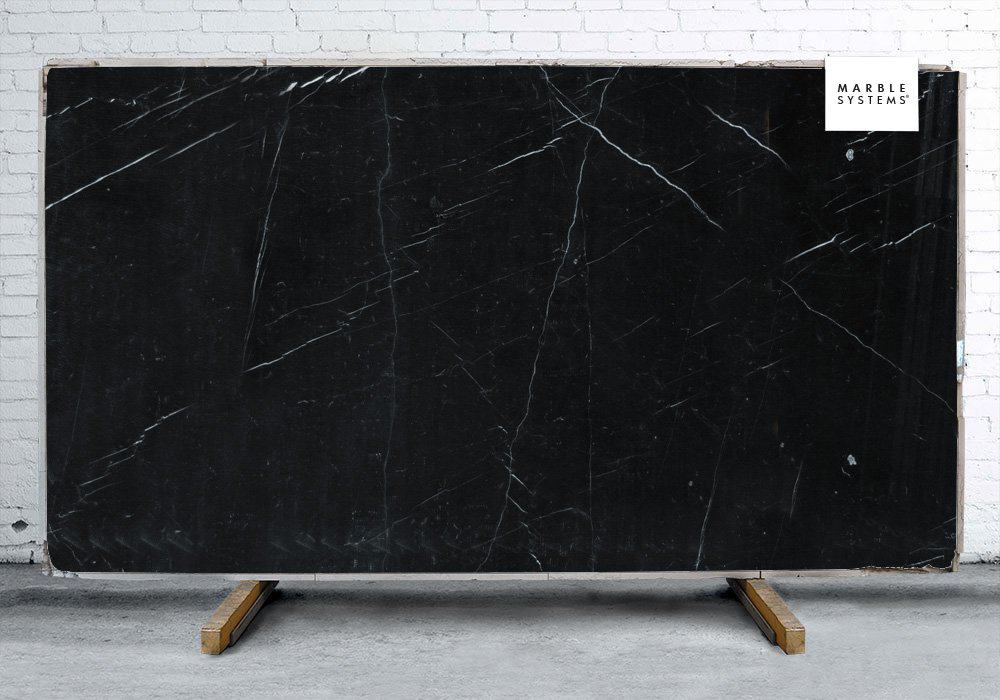 Marble Systems - Black Polished Marble Slab Random 3/4 - SL10803