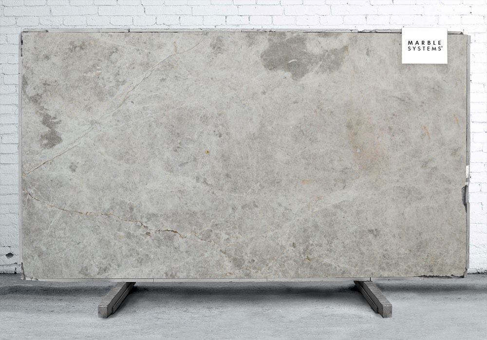 Marble Systems - Silver Shadow Polished Marble Slab Random 1 1/4 - SL10829