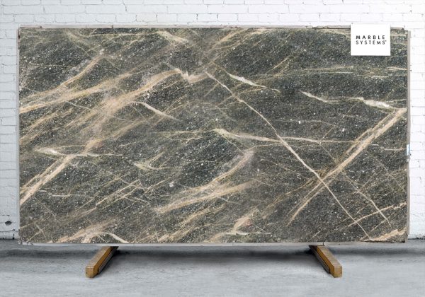 Marble Systems - Emerald Green Polished Quartzite Slab Random 1 1/4 - SL90013