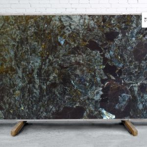 Marble Systems - Labradorite Blue Extra Polished Granite Slab Random 1 1/4 - SL90120