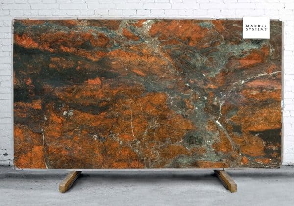 Marble Systems - Red Hollywood Polished Granite Slab Random 1 1/4 - SL90182