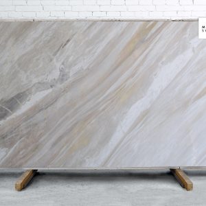 Marble Systems - Lord White Polished Marble Slab Random 1 1/4 - SL90208