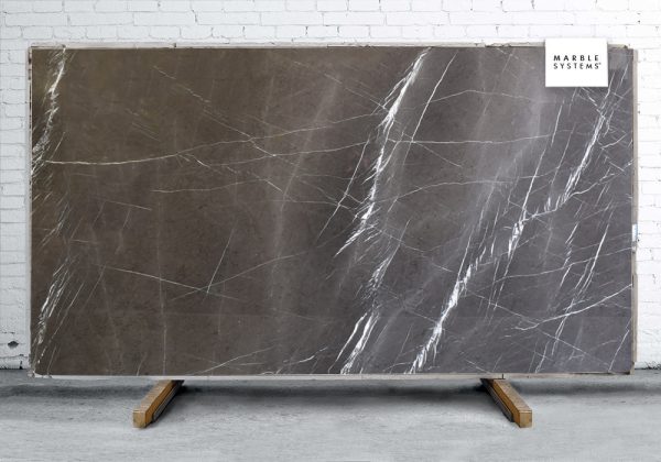 Marble Systems - Pietra Gray Polished Marble Slab Random 1 1/4 - SL90221