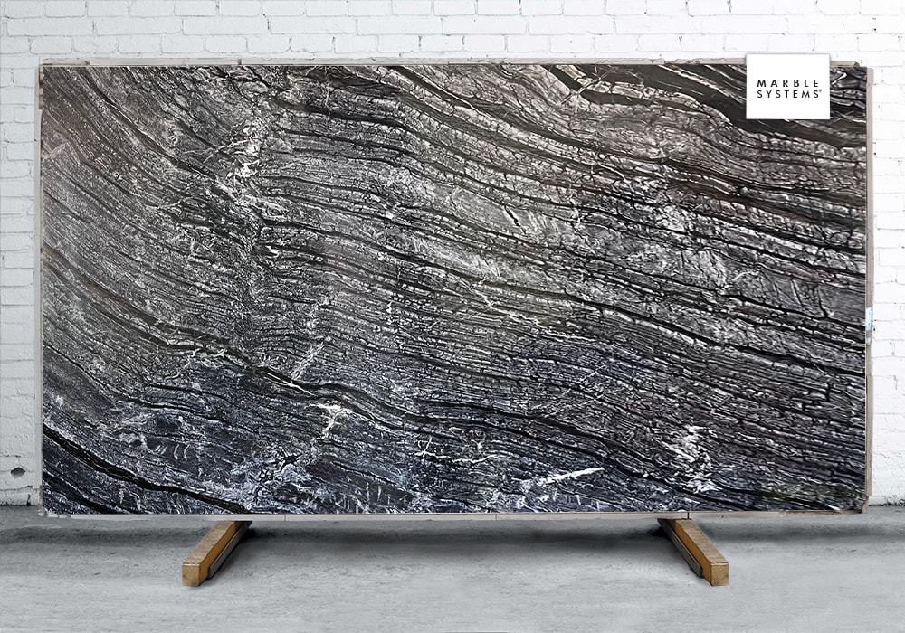 Marble Systems - Silver Wave Marble Polished Marble Slab Random 3/4 - SL90232