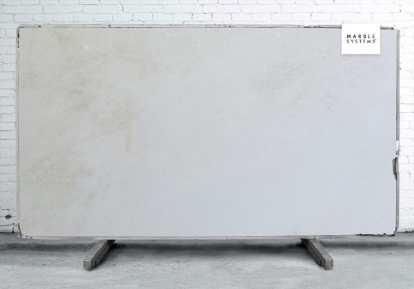 Marble Systems - Mystery White Polished Marble Slab Random 1 1/4 - SL90266