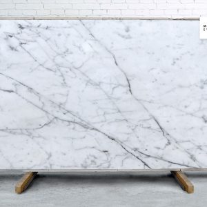 Marble Systems - Statuary Extra Polished Marble Slab Random 1 1/4 - SL90410