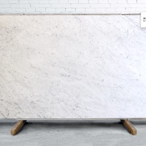 Marble Systems - White Carrara C Extra Polished Marble Slab Random 1 1/4 - SL90457