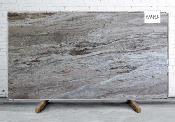 Marble Systems - Brown Fantasy Polished Soft Quartzite# Slab Random 1 1/4 - SL90476