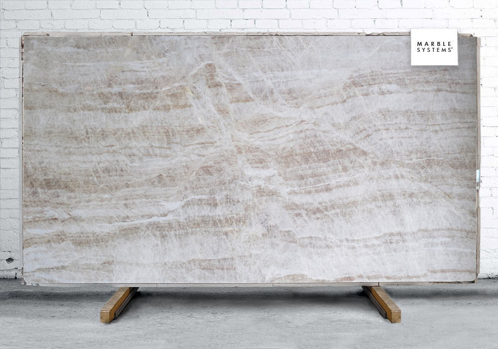 Marble Systems - Perla Venato Polished Quartzite Slab Random 1 1/4 - SL90489