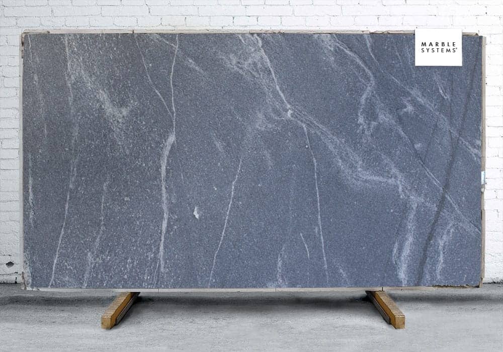 Marble Systems - Riviera Gray Honed Granite Slab Random 1 1/4 - SL90525