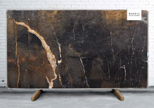 Marble Systems - Oro Vecchio Polished Marble Slab Random 1 1/4 - SL90565