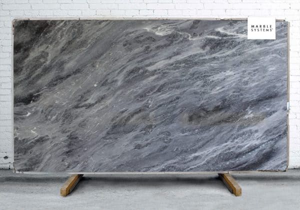 Marble Systems - New Blue De Savoie Polished Marble Slab Random 1 1/4 - SL90595