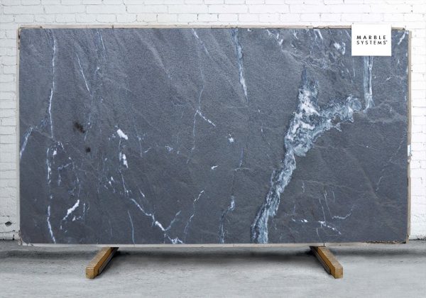 Marble Systems - Nero Oceano Leather Granite Slab Random 1 1/4 - SL90610