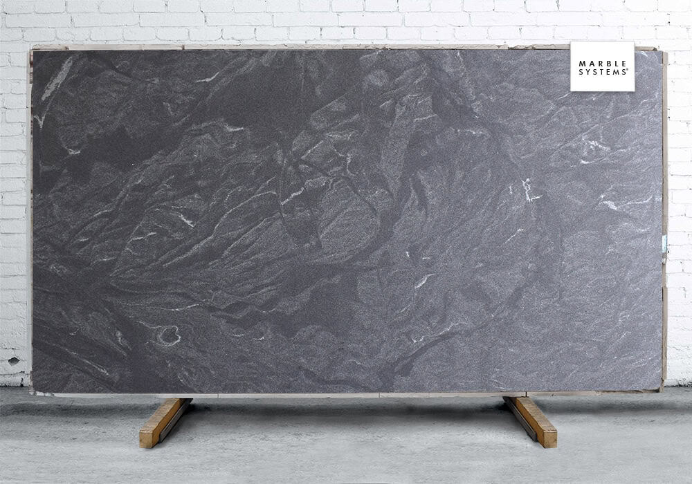 Marble Systems - Virginia Mist Honed Granite Slab Random 1 1/4 - SL90615