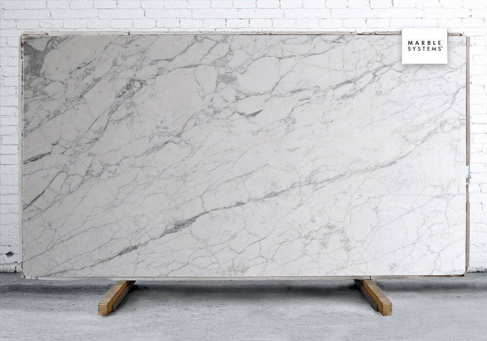 Marble Systems - Statuary Corchia Polished Marble Slab Random 3/4 - SL90621