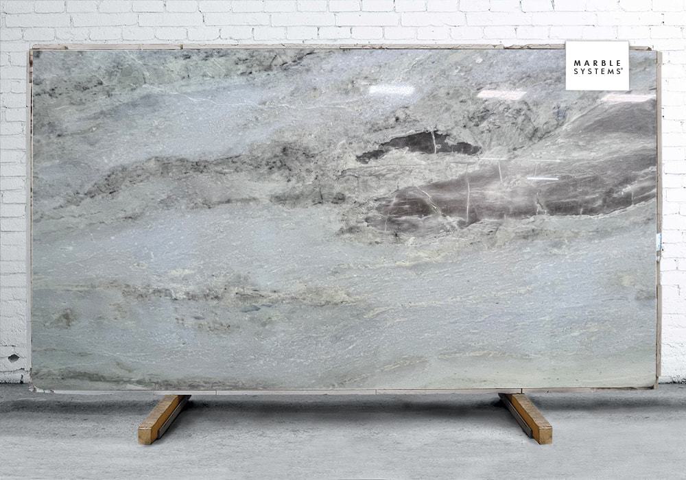 Marble Systems - Azul Tropical Polished Marble Slab Random 1 1/4 - SL90624