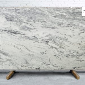 Marble Systems - Pearl Gray Polished Marble Slab Random 1 1/4 - SL90684