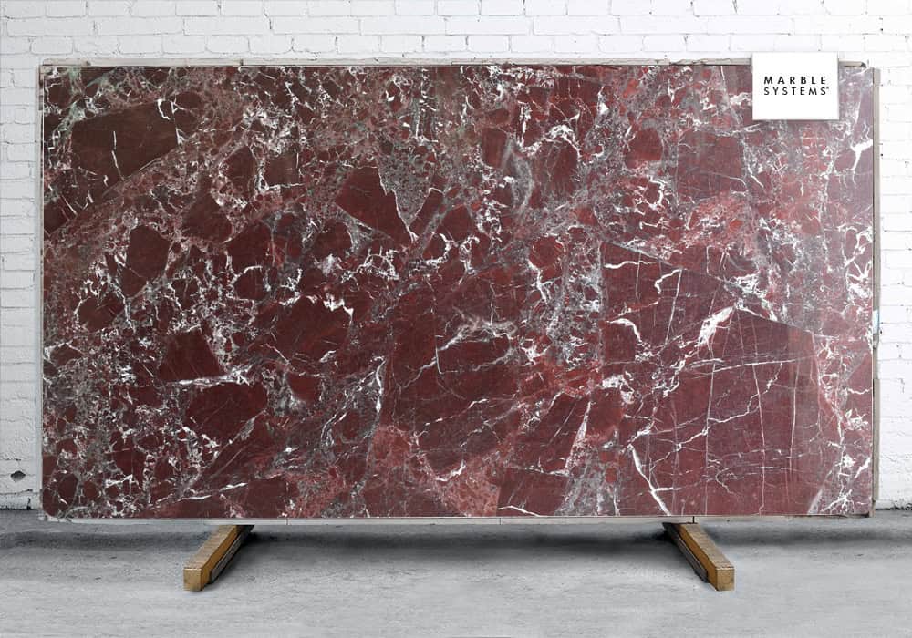 Marble Systems - Rosso Levanto Polished Marble Slab Random 1 1/4 - SL90719