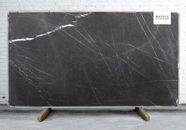 Marble Systems - Pietra Gray Honed Marble Slab Random 1 1/4 - SL90778