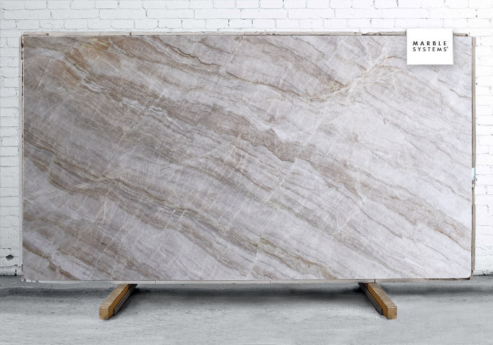 Marble Systems - Taj Mahal Leather Quartzite Slab Random 1 1/4 - SL90784