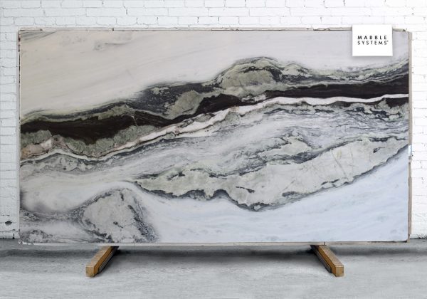 Marble Systems - Orca Polished Marble Slab Random 1 1/4 - SL90805