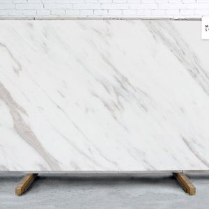 Marble Systems - Volakas Polished Marble Slab Random 1 1/4 - SL90827