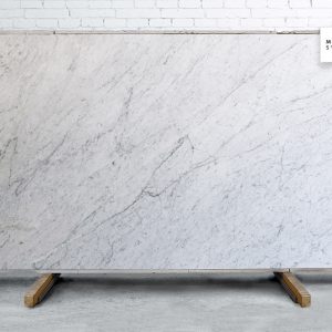 Marble Systems - White Carrara C Supreme Polished Marble Slab Random 3/4 - SL90837