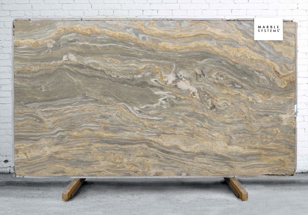 Marble Systems - Jupiter Polished Marble Slab Random 1 1/4 - SL90928