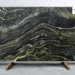 Marble Systems - Green Fire Leather Quartzite Slab Random 1 1/4 - SL90939