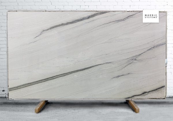 Marble Systems - Chateau Gray Polished Quartzite Slab Random 1 1/4 - SL90956