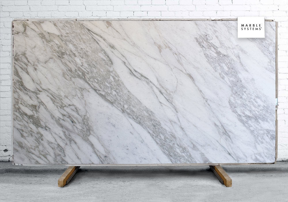 Marble Systems - Calacatta Vagli Fine Vein Polished Marble Slab Random 1 1/4 - SL90968