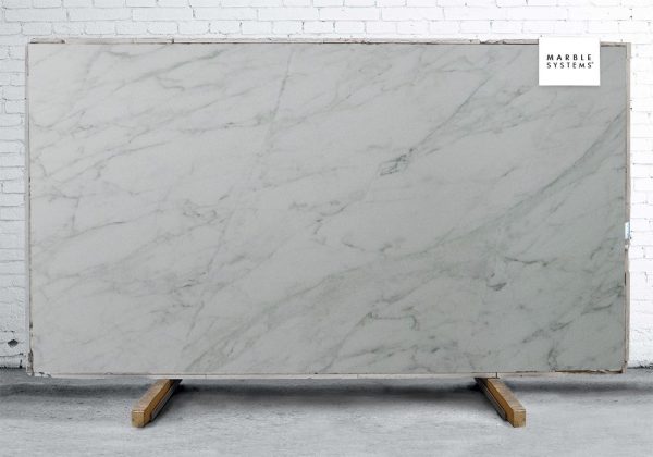 Marble Systems - Calacatta Caldia Supreme Honed Marble Slab Random 1 1/4 - SL90975