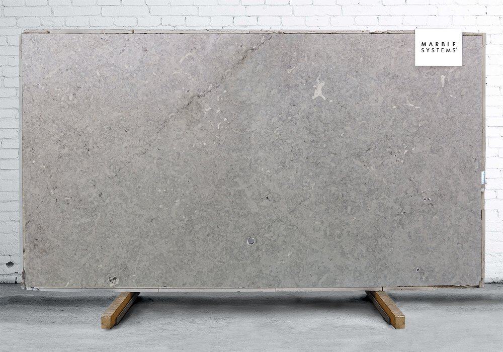 Marble Systems - Borghamn Light Gray Honed Limestone Slab Random 1 1/4 - SL90976