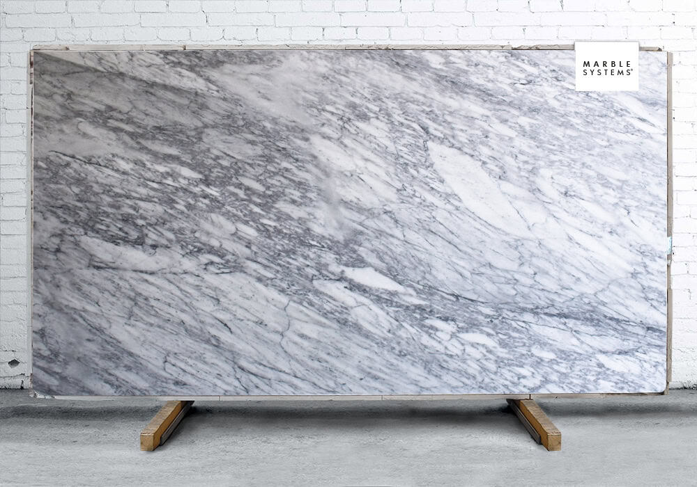 Marble Systems - Carrara Vagli Honed Marble Slab - SL90991