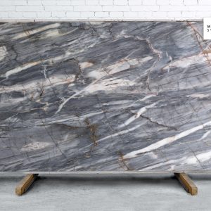 Marble Systems - Blue Sea Polished Quartzite Slab Random 1 1/4 - SL91004